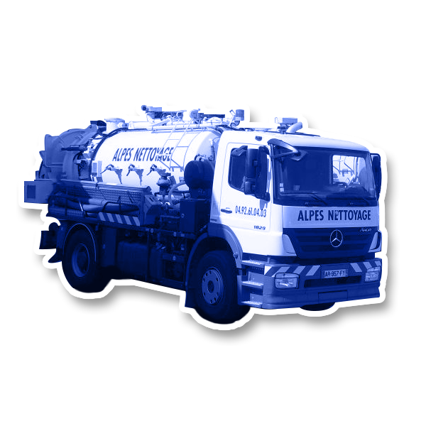 Camion-bleue
